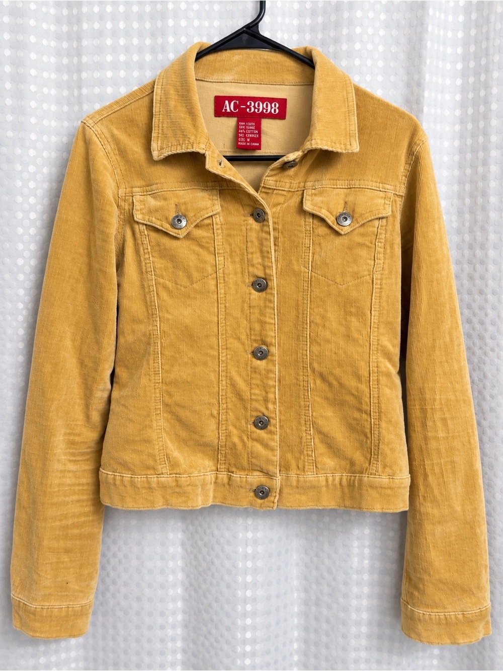 Mustard Corduroy Jacket - Women's Lightweight Casual Coat